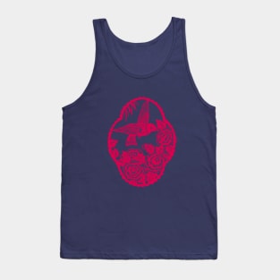 Bird and Flowers Beautiful Print Tank Top